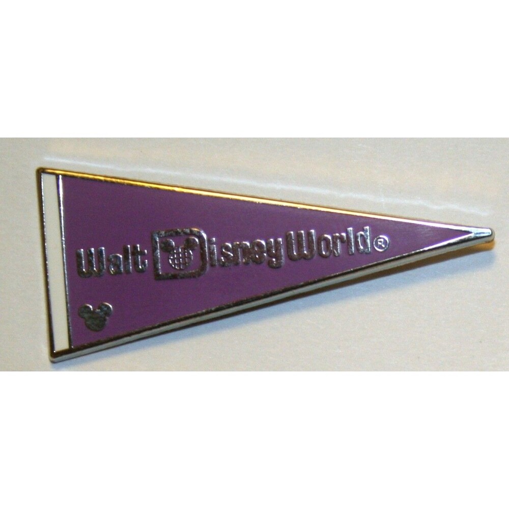 WDW - 2010 Hidden Mickey Series - WDW Pennant - Purple